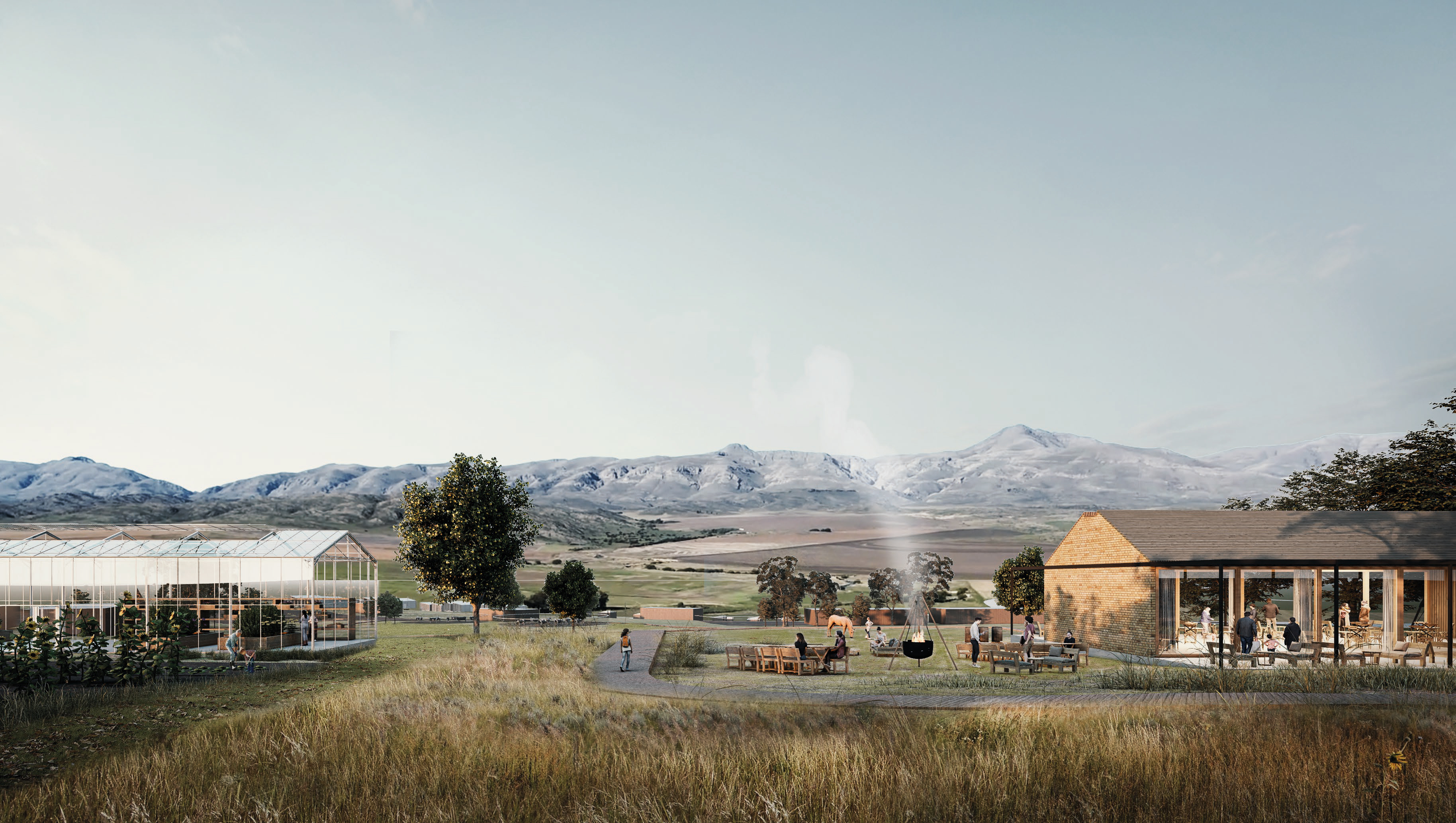 Centro Cívico-Comercial, Pagus Serra.